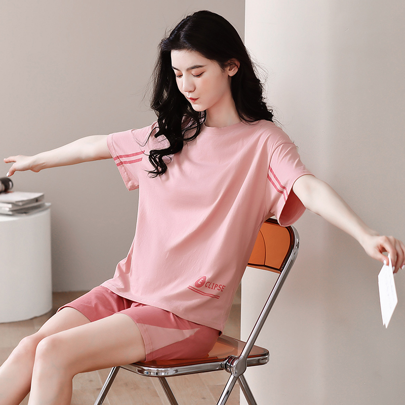 Đồ mặc nhà nữ quần đùi cotton cao cấp 8112