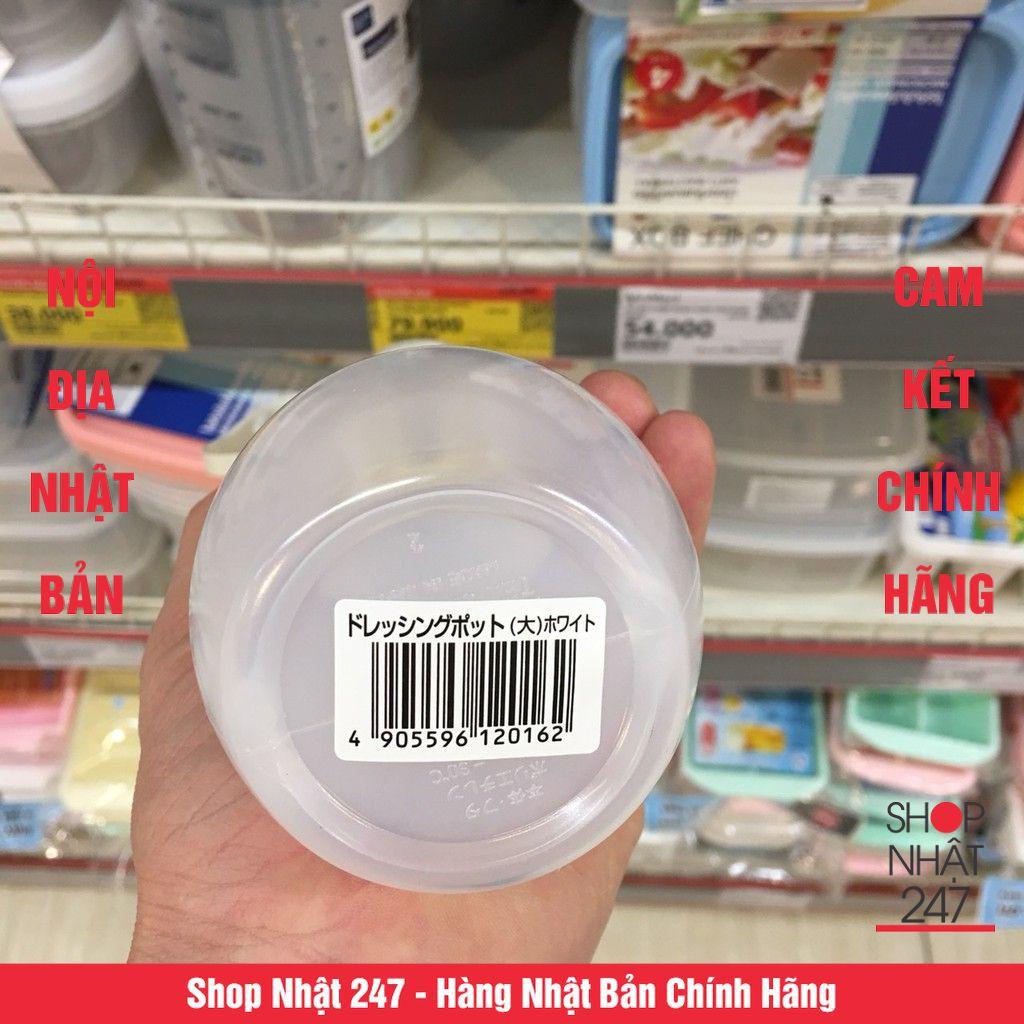 Bình đựng gia vị, nước sốt, nước tương Enough 360ml màu trắng - Nội địa Nhật Bản