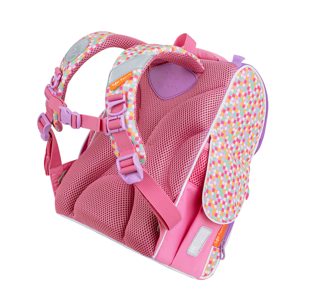 Cặp Chống Gù Nature Quest Schoolbag Pro - Pink Amour - Sequins - Tiger Family TGNQ-041A
