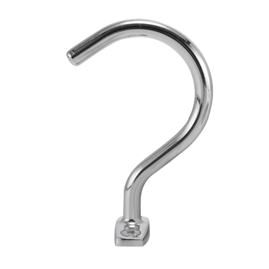 4x98mm Chrome Billiard Snooker Table Cue Hook to Hold Bridge Stick / Pool Rack