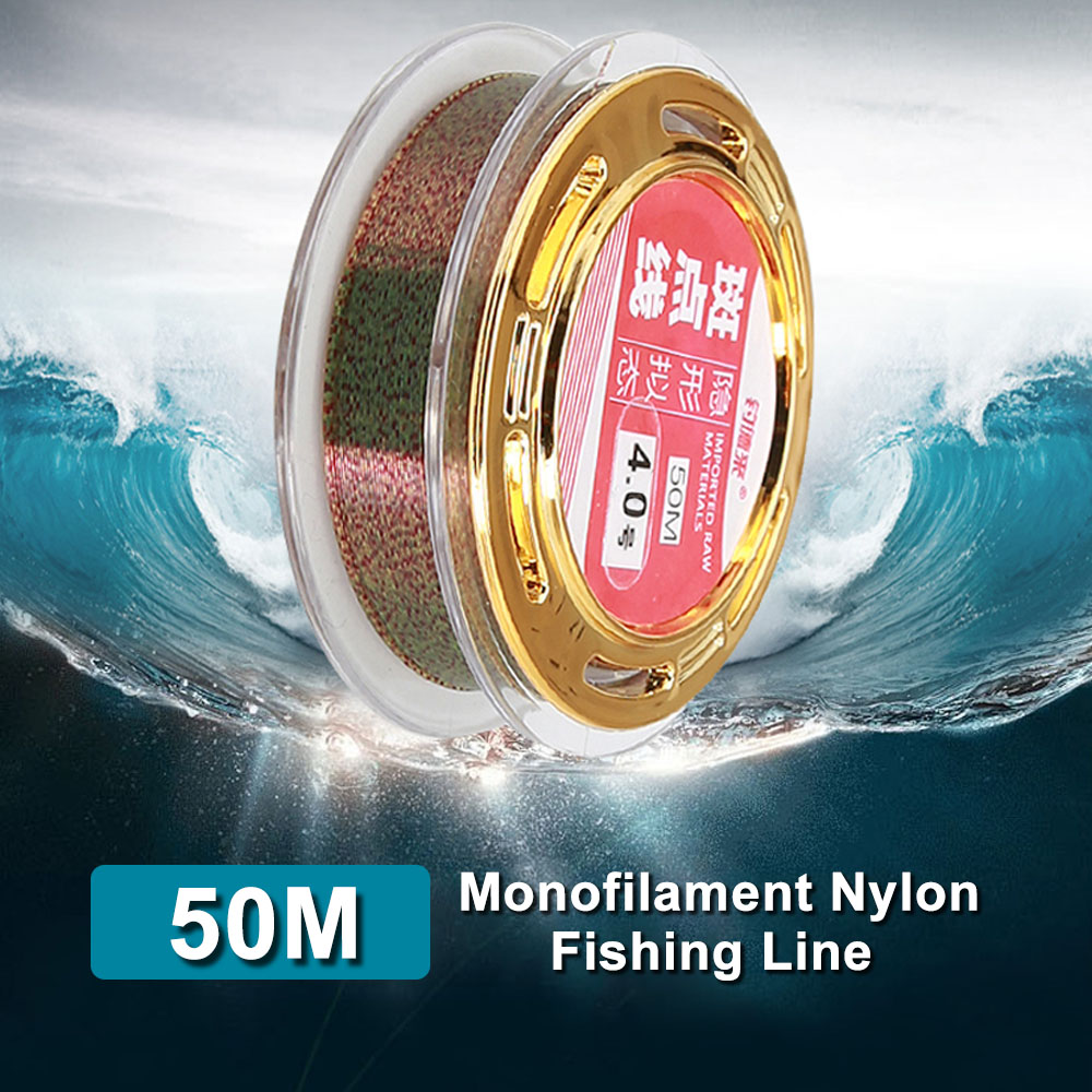 Dây Câu Cá Nylon 50M Dây Câu Cá Monofilament 0.8 # / 1.0 # / 1.2 # / 1.5 # / 2.0 # /
