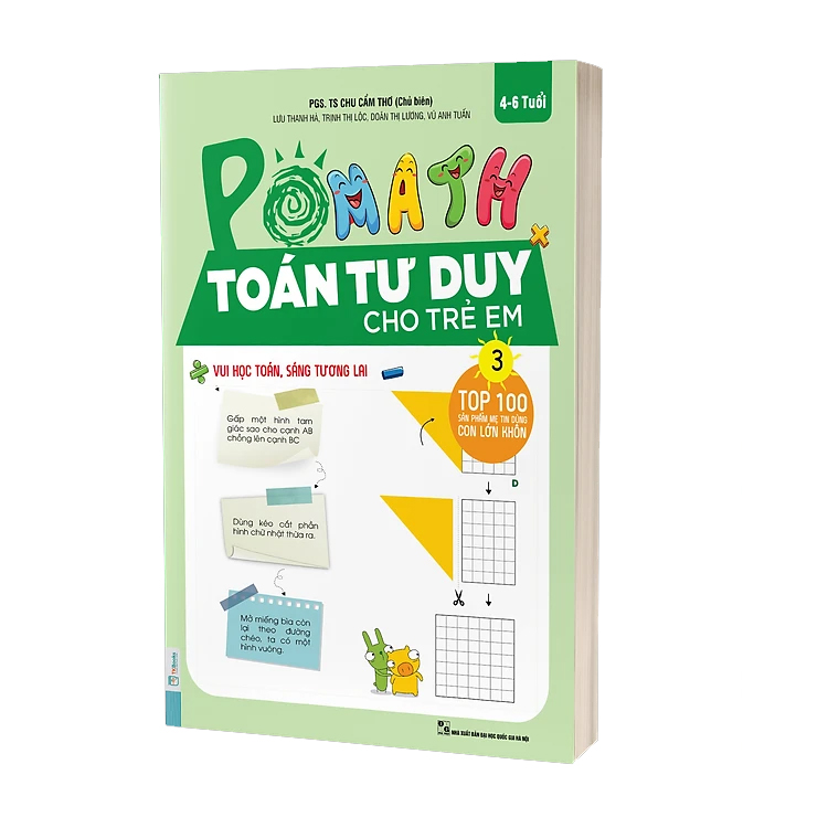 Combo Trọn Bộ Sách PoMath - Toán Tư Duy Cho Trẻ Em 4-6 Tuổi
