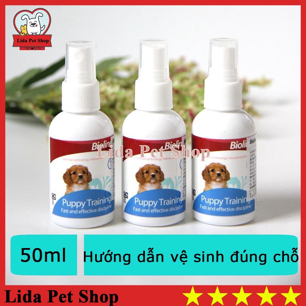 Xịt Hướng Dẫn Cún Đi Vệ Sinh Đúng Chỗ Bioline Huấn Luyện Cún Sử Dụng Khay Vệ Sinh Lần Đầu