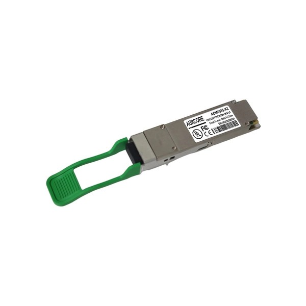 Module quang AurCore 100GBASE-CWDM4 QSFP28 1310nm 2km AOM100S-K2 Bảo hành 3 năm, hàng chính hãng