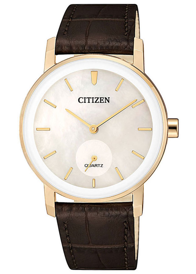 Đồng Hồ Nữ Citizen Dây Da EQ9063-04D - Mặt Xà Cừ