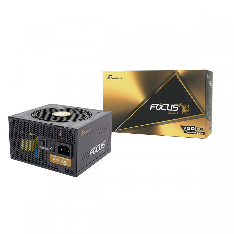 Nguồn máy tính Seasonic Focus Plus 750W FX-750 - 80 Plus Gold