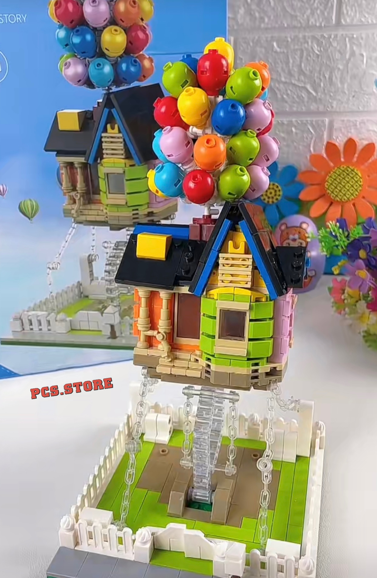 Đồ Chơi Lắp Ráp Mô Hình Ngôi Nhà Bóng Bay Trong Phim Up Balloon House - PCS STORE