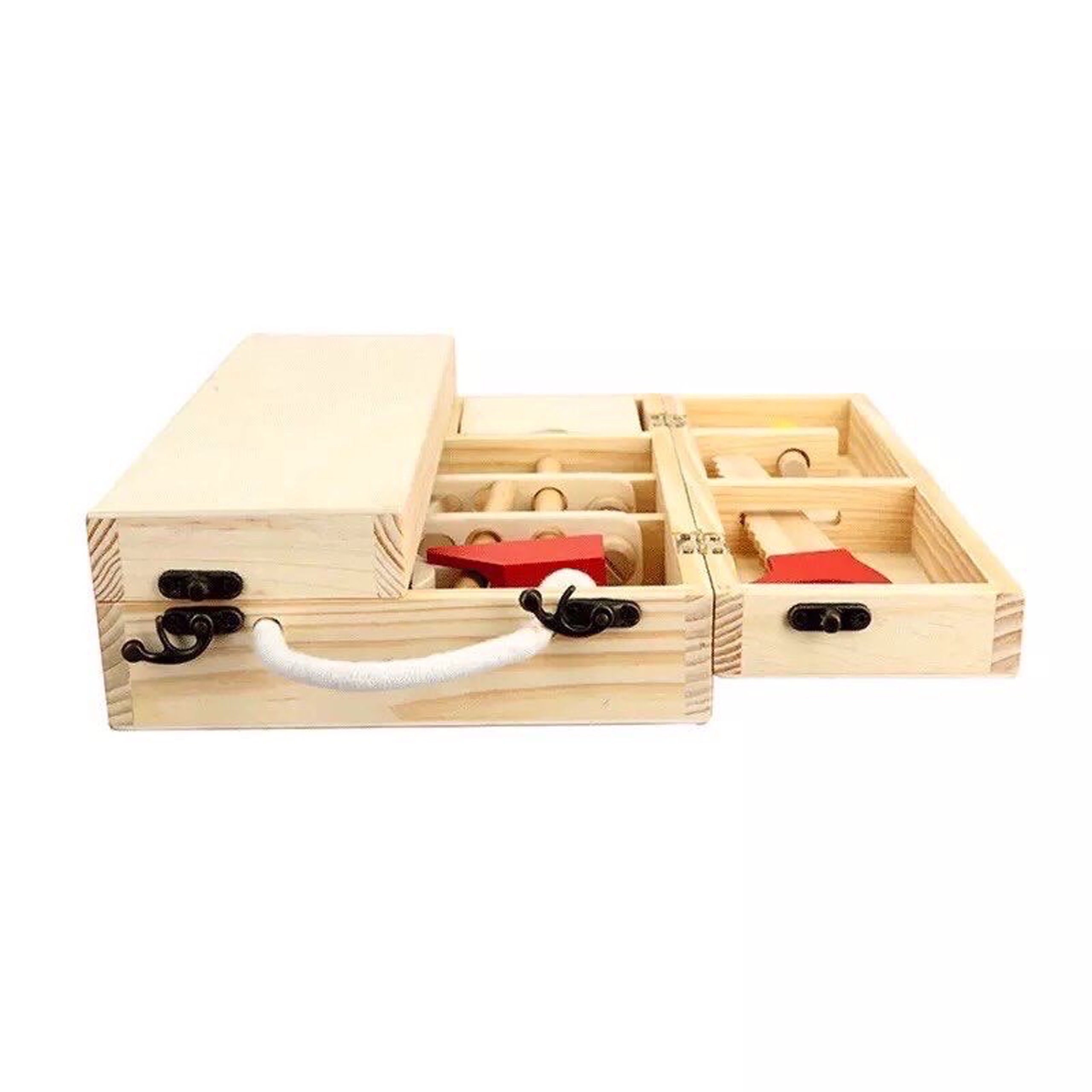 Montessori_Bộ Đồ Chơi Kỹ Thuật Vặn ốc Vít Bằng gỗ Giúp Bé Phát Triển Trí Tuệ_Cho trẻ từ 2 tuổi trở lên