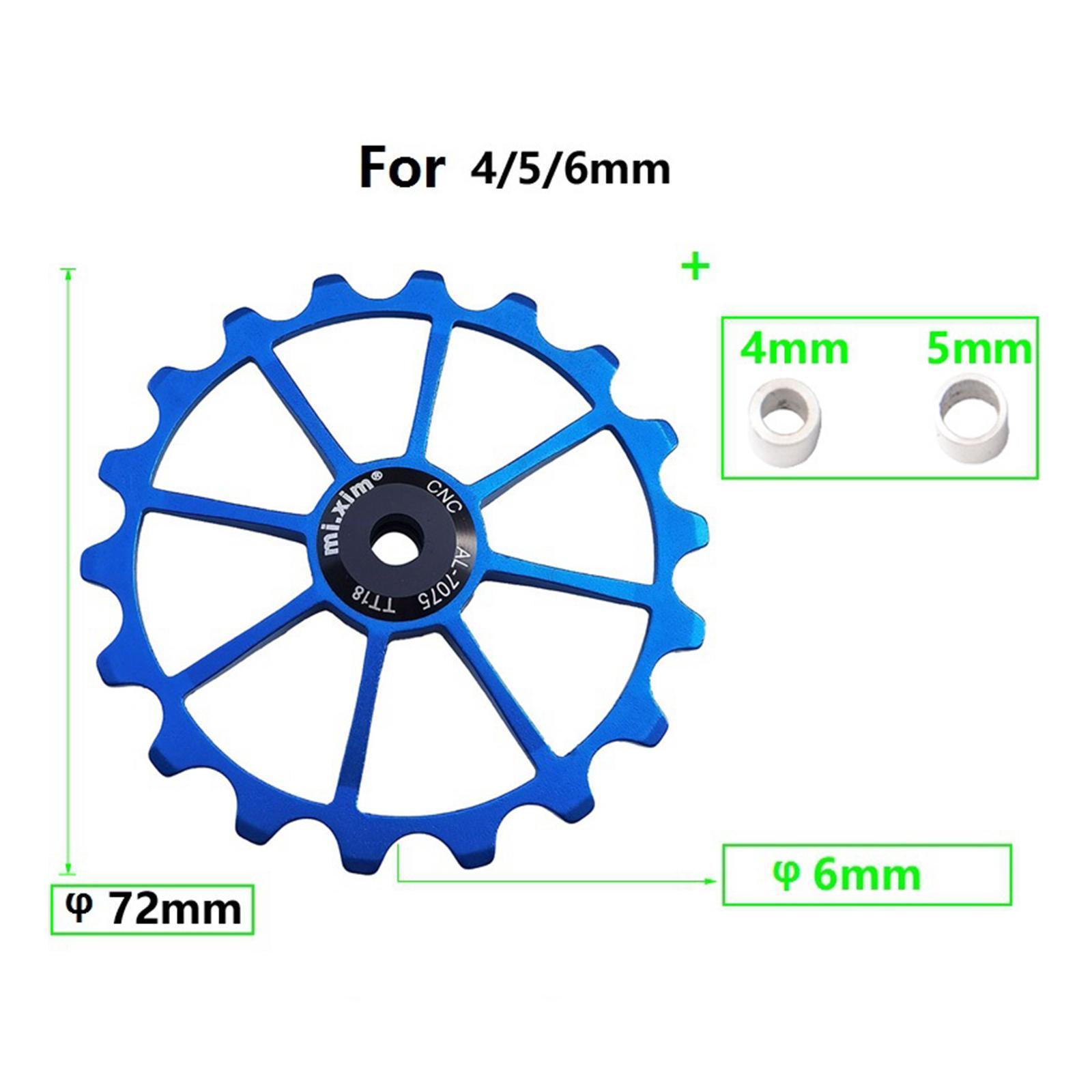 2x Rear Derailleur, Derailleurs, Jockey Roller Pulley,Ceramic Bearings, Road Bike Folding Derailleur Accessories