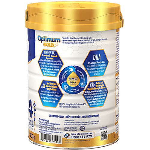 Sữa bột OPTIMUM GOLD Step 4 - Hộp thiếc 900g