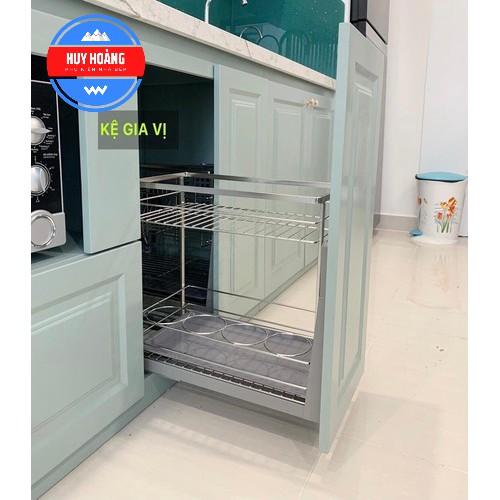 Kệ Đựng Gia Vị Đa Năng INOX304 Tủ Bếp Dươi Chính Hãng - Bảo Hành Trọn Đời