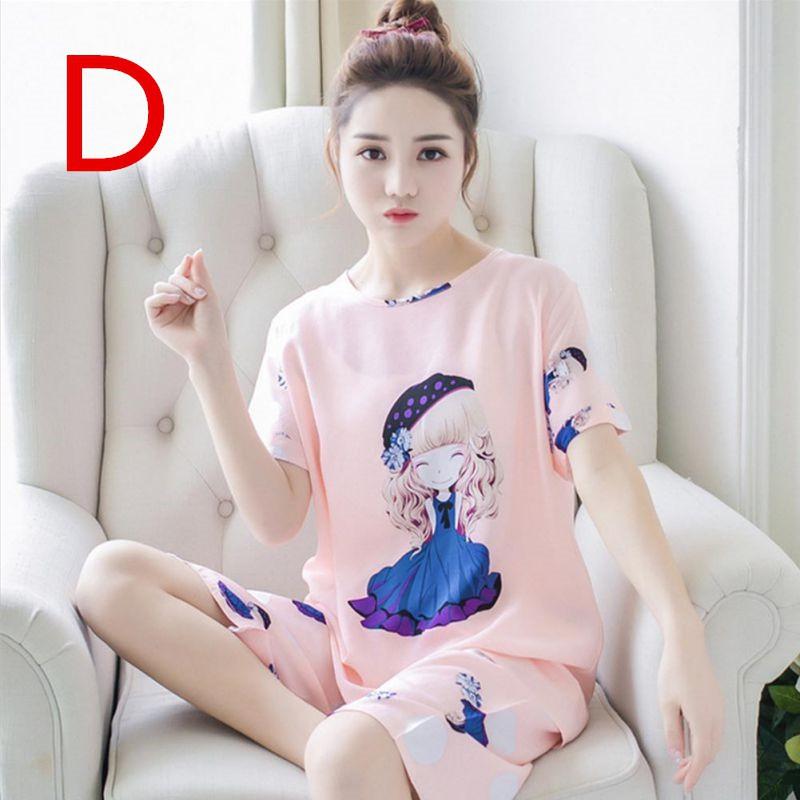 Bộ Đồ Ngủ Tay Ngắn Dễ Thương