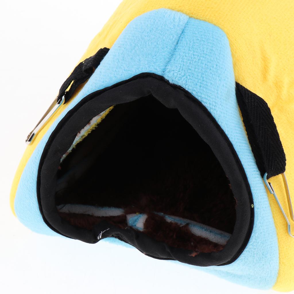 Rabbit Guinea Pig Hamster Cotton House Bed Cute for Small Animals yellow