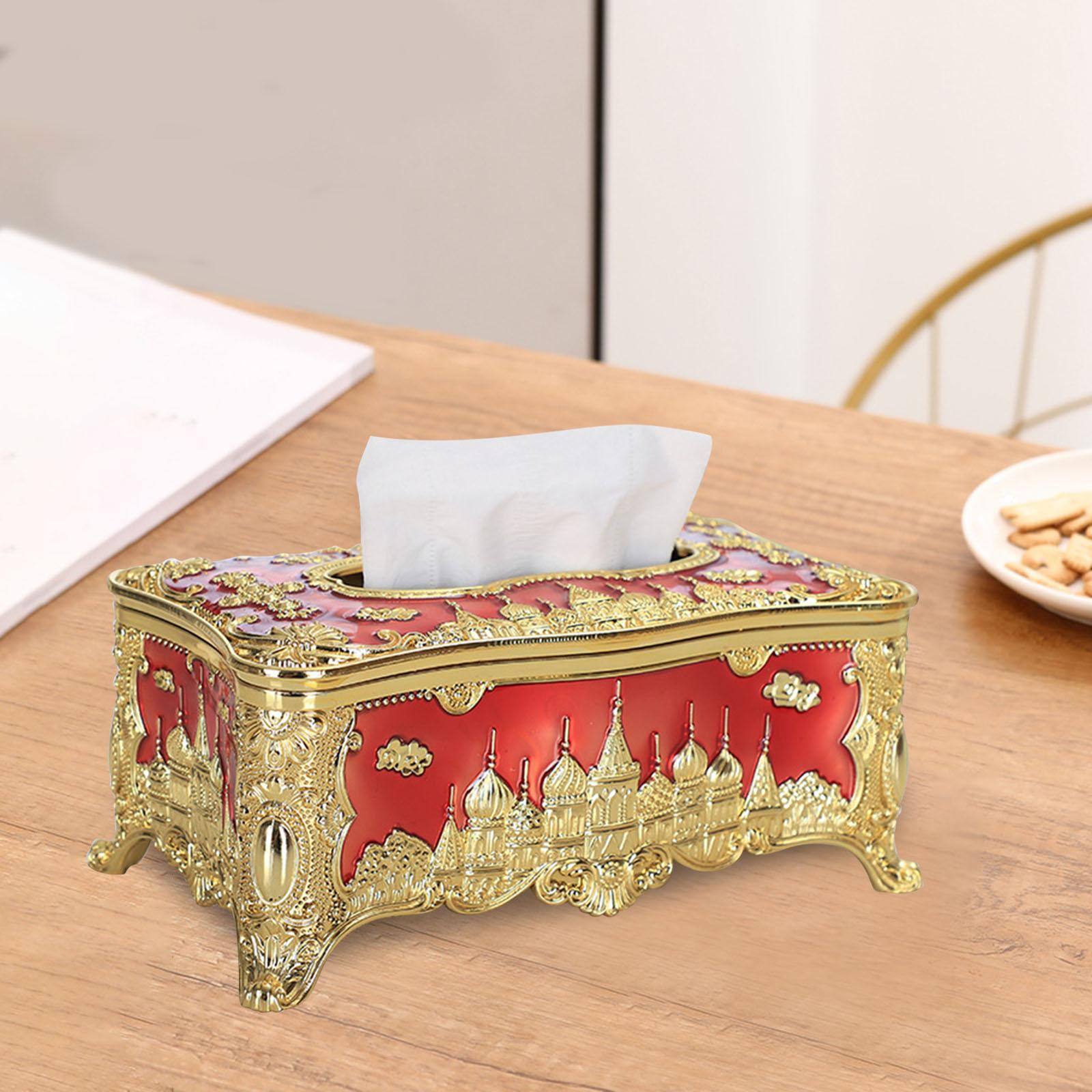 2pcs Beautiful Tissue Box Holder Storage Box Dispenser