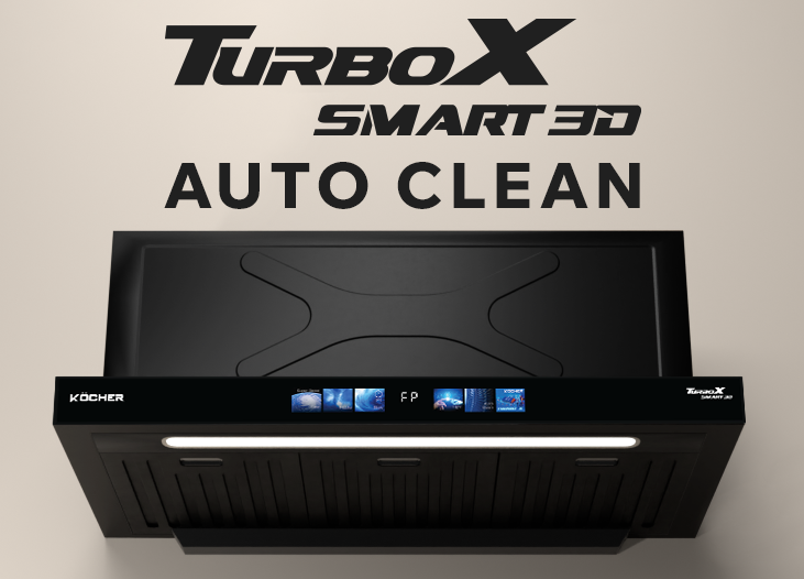 Máy Hút Mùi Kocher TURBO X3D-350D-AUC - Hàng Chính Hãng