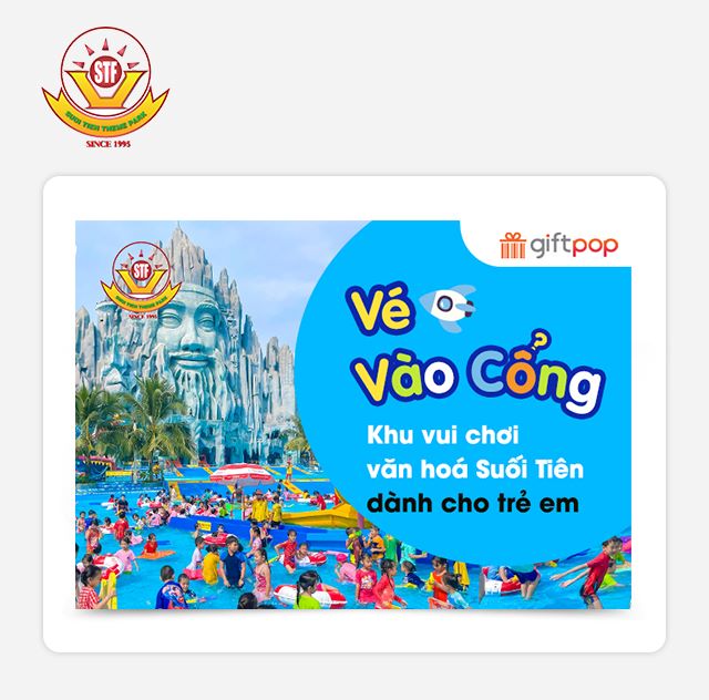 Vé Vào Cổng Và Xe Lửa Khu Vui Chơi Công Viên Văn Hoá Suối Tiên Dành Cho Trẻ Em