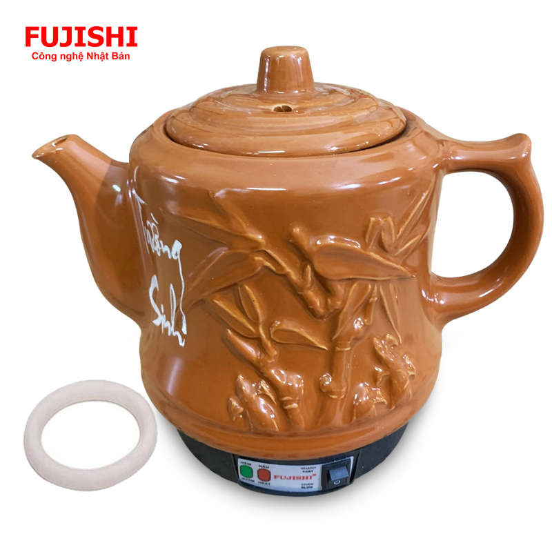 Ấm sắc thuốc bằng điện tự động Gốm Bát Tràng Fujishi 2.8 lít SV-202A - Hàng chính hãng