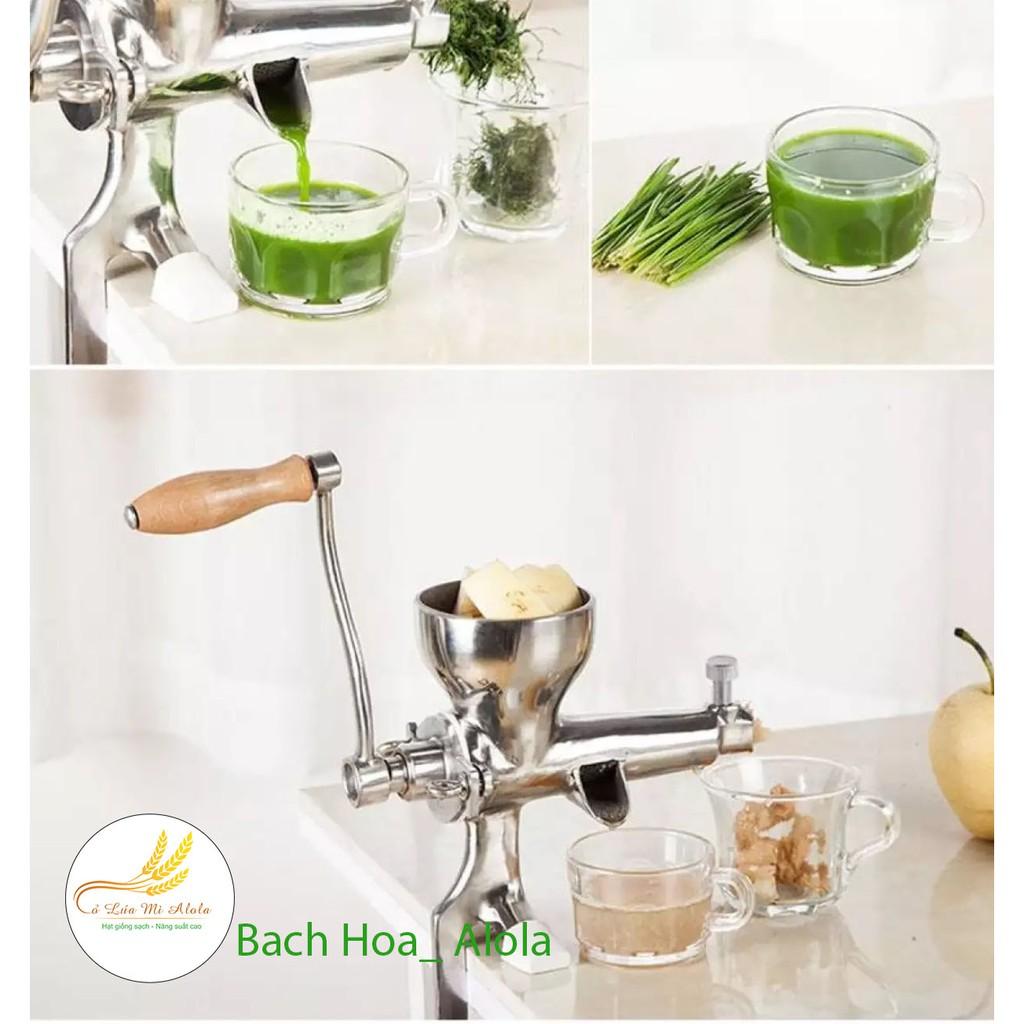 MÁY ÉP CHẬM CỎ LÚA MÌ BẰNG TAY MANUAL WHEATGRASS JUICER