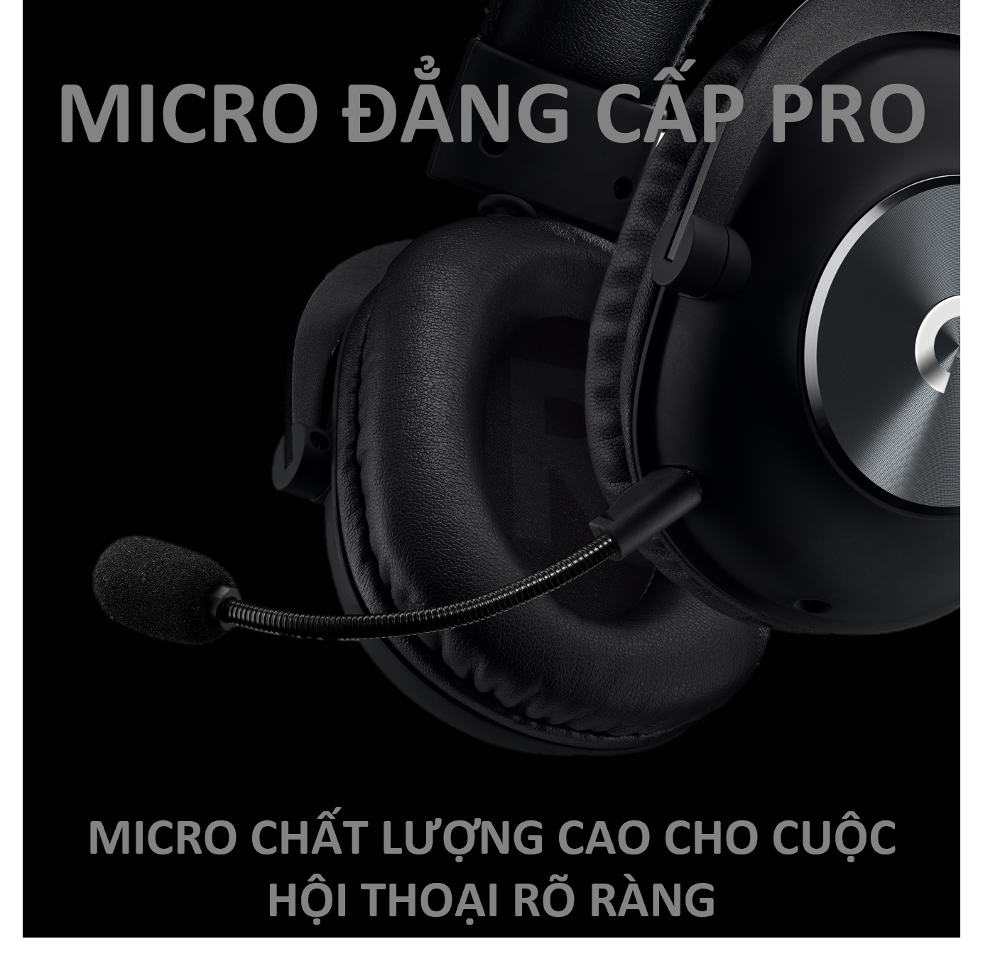 Tai nghe game có dây Logitech G PRO (Gen 2) - màn loa PRO-G 50mm, tương thích PC, PS4, PS5, Xbox -Hàng chính hãng