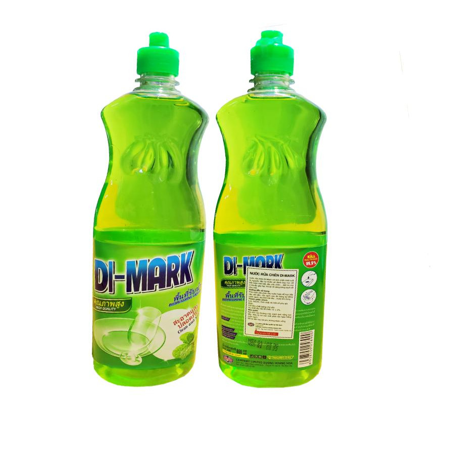 COMBO 3 Chai Nước Rửa Chén Bát DI-MARK 800ml Hương Bạc Hà Hương Thơm Tinh Khiết