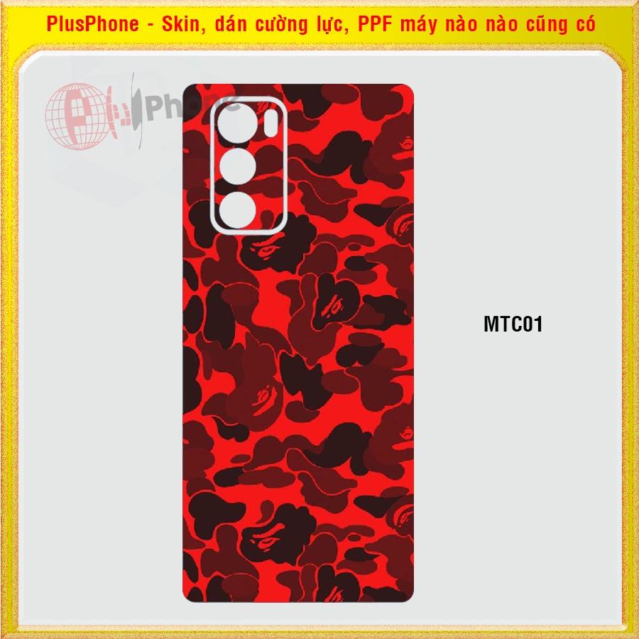 Dán Skin cho điện thoại LG Wing 5G màu matrix camo