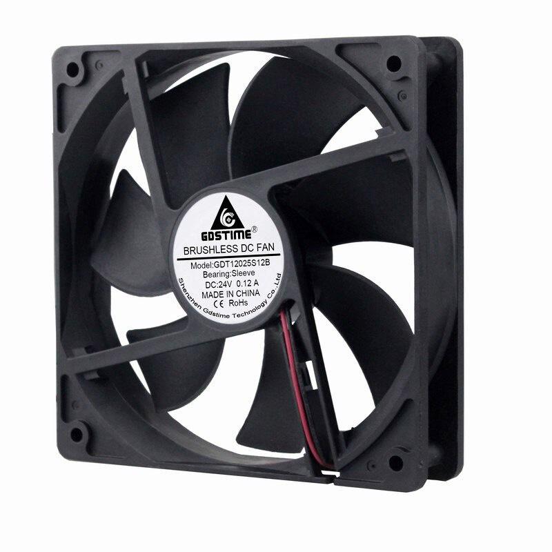 1 Piece Gdstime 11mm x 11mm 1-Wire DC Cooling Fan 14V 1 inches 11x11x11mm 11cm Brushless Industrial Machine Cooler