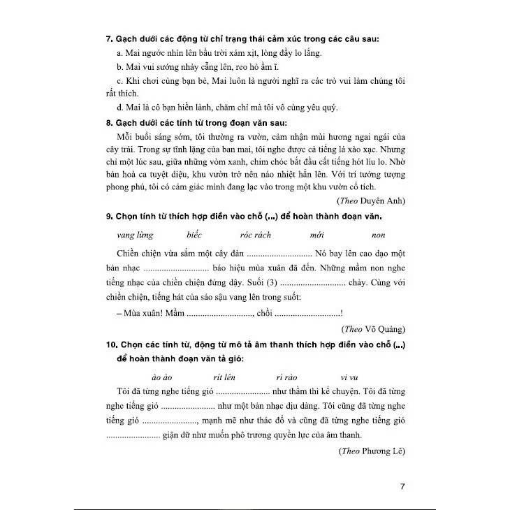 Sách - Vở Bài Tập Nâng Cao Từ Và Câu Lớp 5 - Dùng Chung Các Bộ SGK Hiện Hành - Hồng Ân