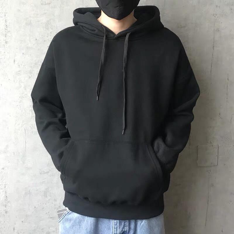 Áo Hoodie Nỉ Bông Ngoại Trơn Unisex Basic Nam Nữ Oversize Form Rộng Nhiều Màu Ulzzang, Hoodie Basic Unisex Nỉ From Rộng Màu Xám