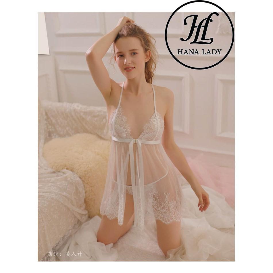 Đầm ngủ xẻ tà cao cấp VN152