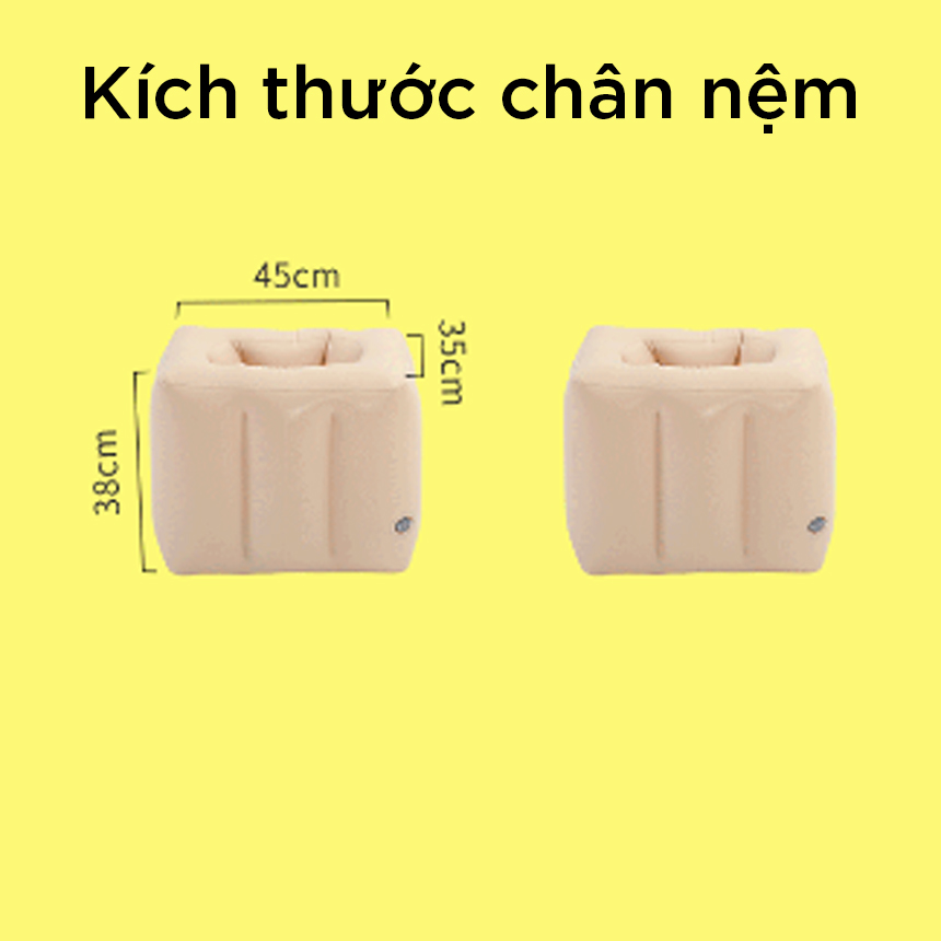 [THANH LÝ] NỆM GIƯỜNG Ô TÔ 4 5 7 Chỗ Thành Chắn Bảo Vệ An Toàn Trẻ Em | Thiết Kế Gợn Sóng, Chóng Nóng Lưng