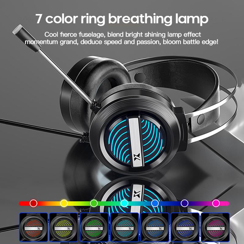 7.1 kênh Chơi Game Có Dây Tai Nghe gắn Đầu Máy Tính PUBG Có Micro Thích Hợp Cho Máy Tính Điện Thoại Di Động Và Các Thiết Bị Khác