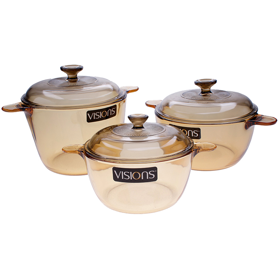 BỘ 3 NỒI THỦY TINH Visions VS-330