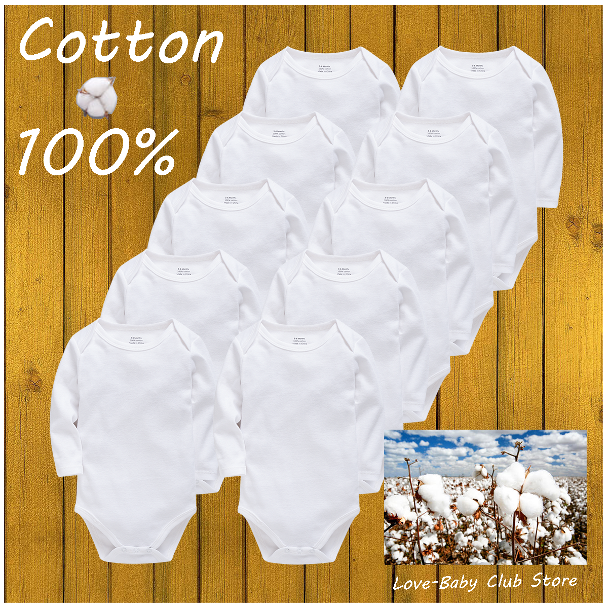 Bộ Quần Áo Bodysuit Áo 100% Cotton Sơ Sinh Trẻ Sơ Sinh Cho Bé Tay Dài Bé Gái Bé Trai Dây Nhảy Onesie Trắng Đen Xám Đỏ