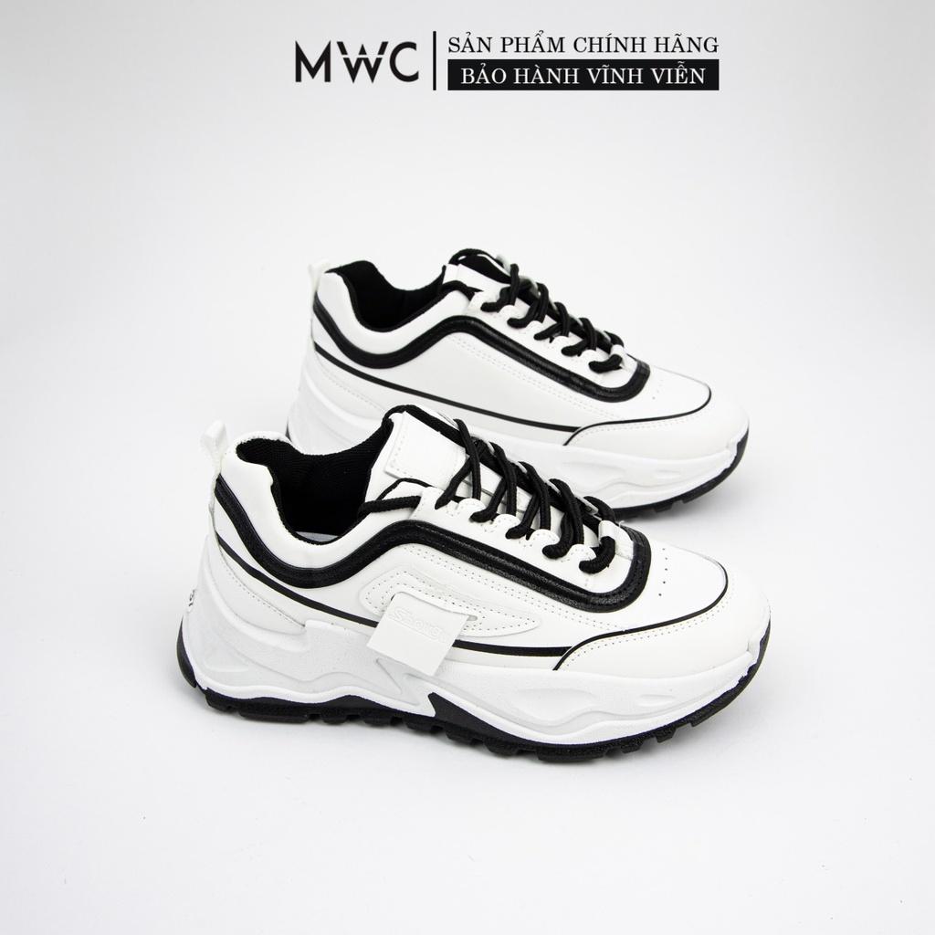 GIÀY THỂ THAO NỮ MWC - GIÀY THỂ THAO DA ĐẾ ĐỘN- GIÀY THỂ THAO ĐẾ CAO 5CM- GIÀY THỂ THAO CÁ TÍNH SIÊU HOT NUTT- 0561