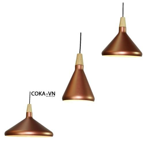 Đèn thả cà phê-đèn trang trí cửa hàng-quán cà phê-phòng bếp-đảo bếp bàn ăn TCF06-TCF06D-TCF06T-TCF58A thân kim loại