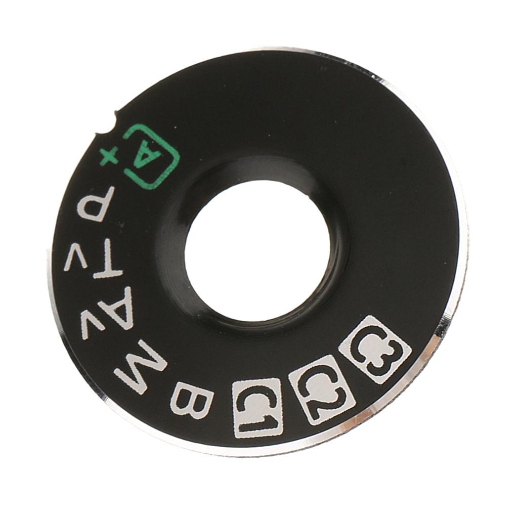 Interface Cap Button Replacement Part Dial Mode Plate for Canon EOS 5D Mark 3 & 6D, Digital Camera Repair Accessories