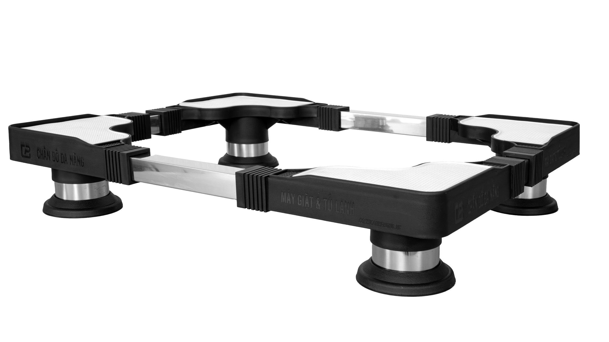 Chân đỡ đa năng tủ lạnh- máy giặt Chánh Phát điều chỉnh kích thước từ 52cm-92cm, chân side by side CTL92-SBS - Hàng Chính Hãng