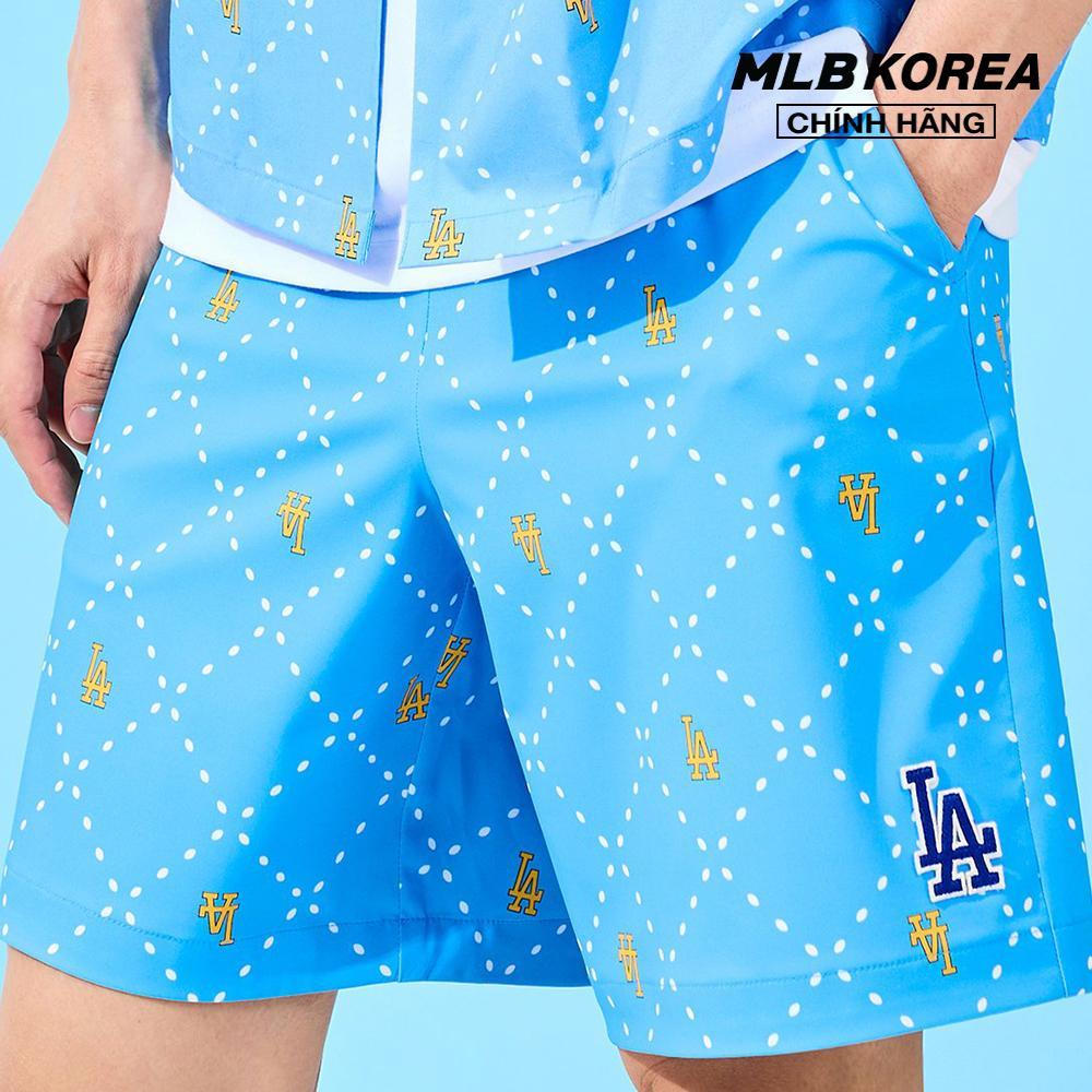 MLB - Quần shorts unisex ống rộng Mega Dia Monogram Part 5 Water 3ASMM0633-07SBS