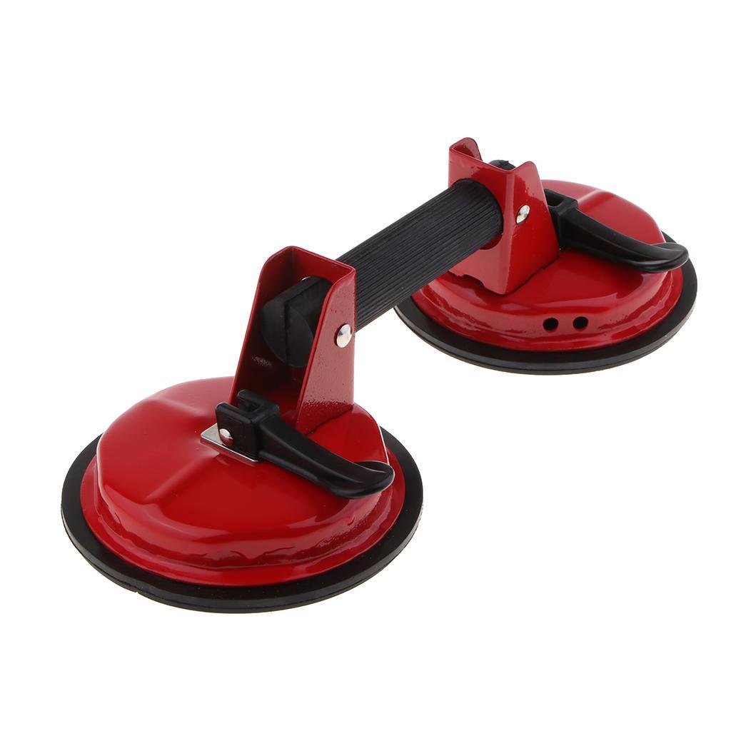 Heavy Duty Double Suction Cup Glass Lifter Metal Window Mirror Puller Glass Lifting Handle Lifter Tool
