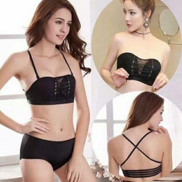 Áo cúp ngực có dây rút