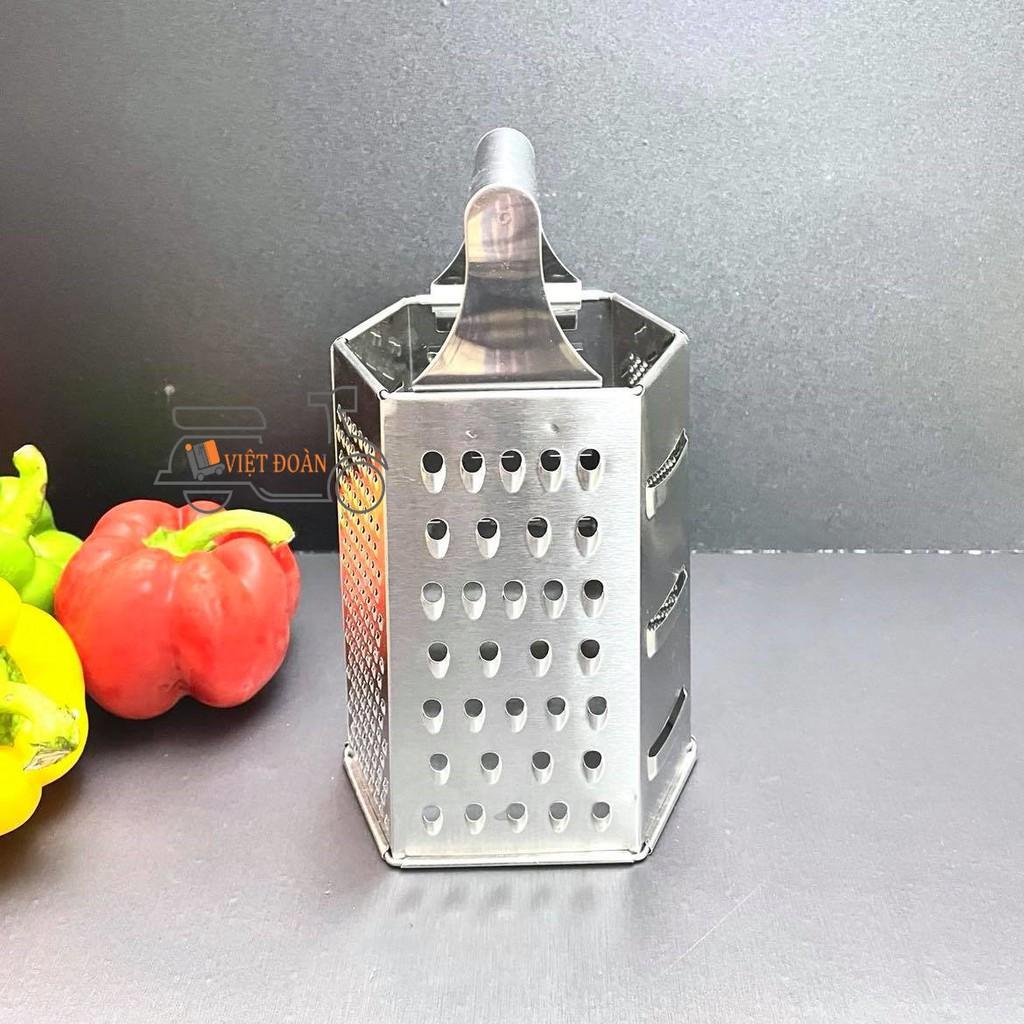 Dụng Cụ Bào Rau Củ 6 Mặt INOX CAO CẤP- Bào Đa Năng. Dụng cụ Bào 6 MẶT Tiện dụng có thể Bào vỏ, gọt vỏ, cắt lát, bào sợi