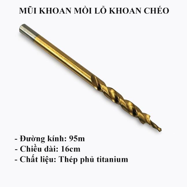Mũi khoan mồi lỗ khoan chéo đường kính 95mm