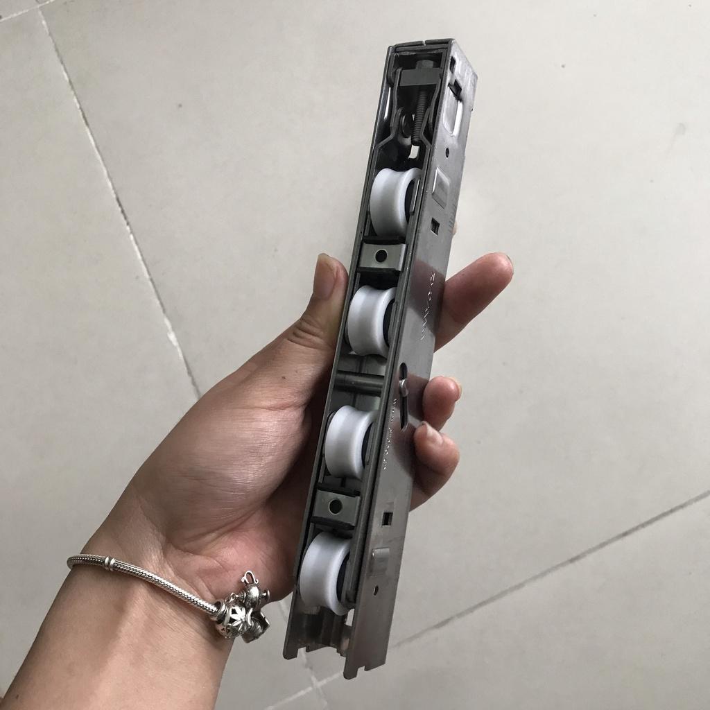 Bánh xe siêu tải trọng cho cửa đi lùa hệ 93 Xingfa - Bánh xe 4 bánh draho cửa lùa