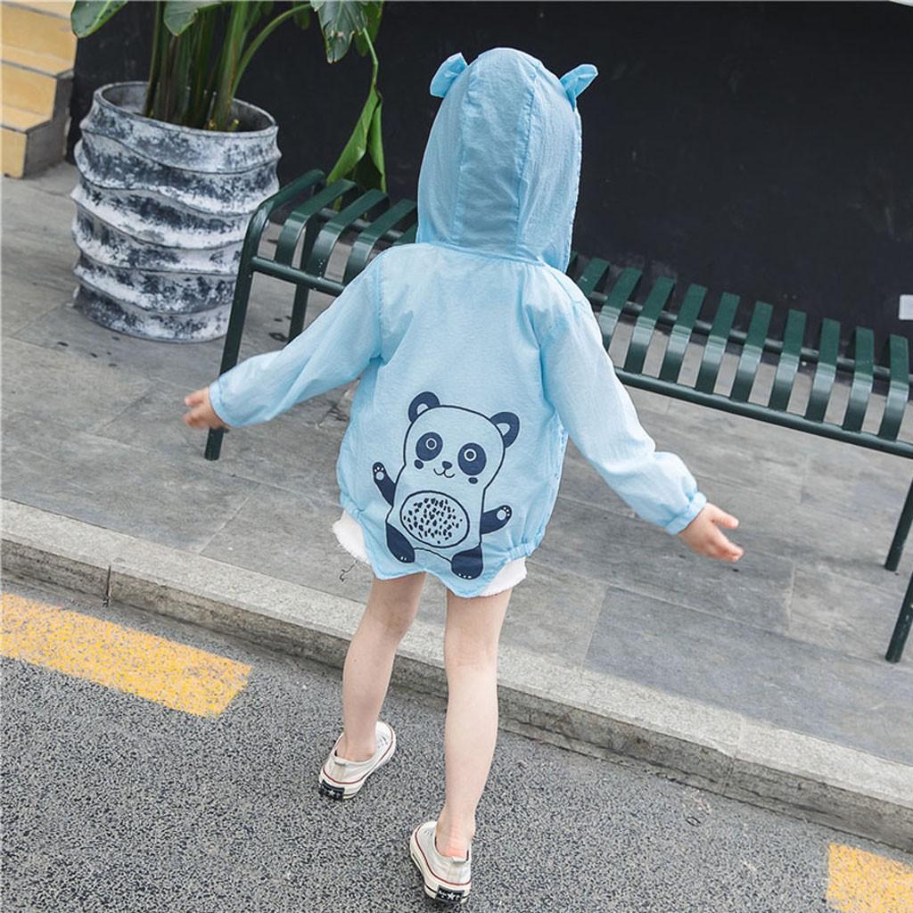 Áo khoác hè chống nắng cho bé in hình gấu cute, Áo khoác cho bé từ 6-21kg - LiLa Kids