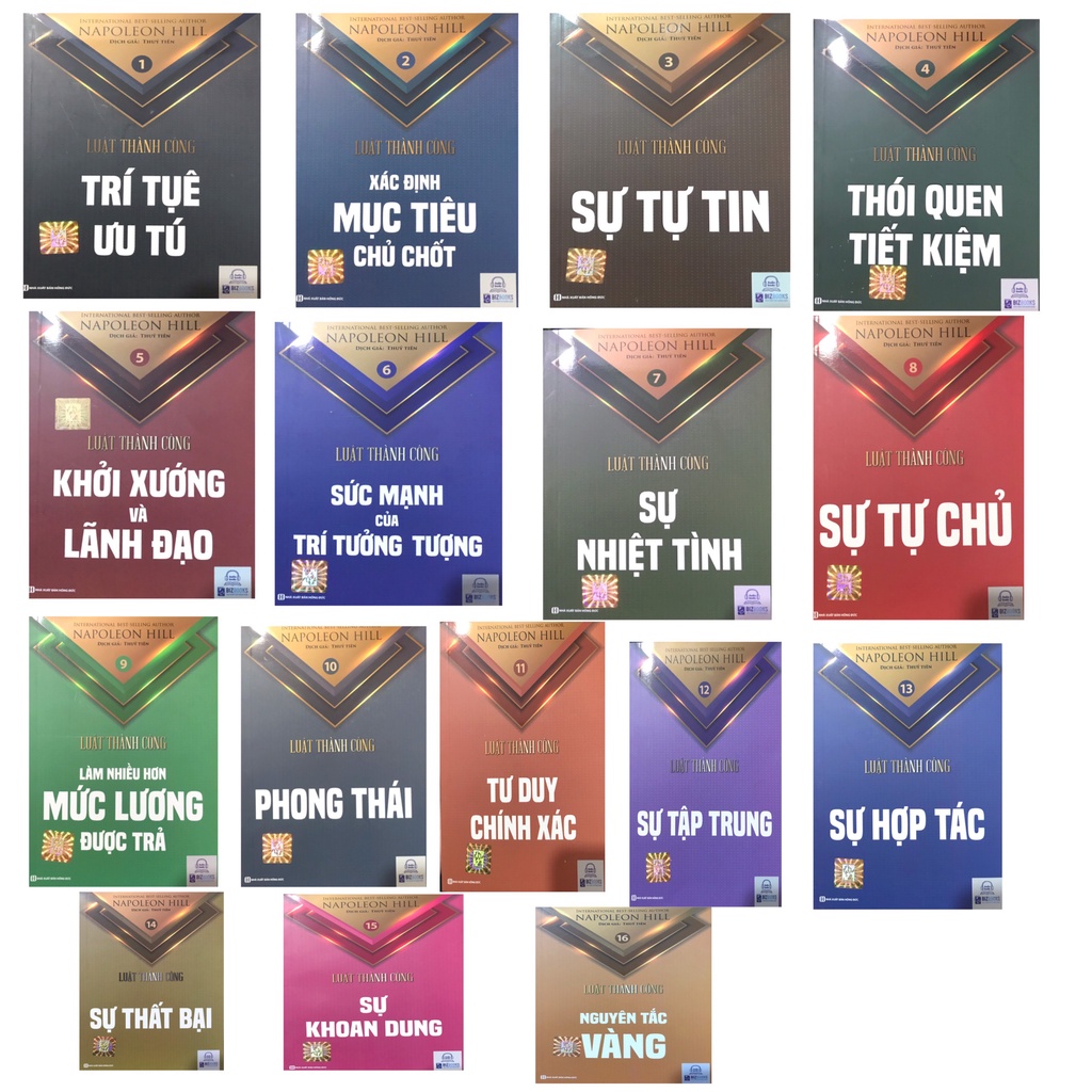 Bộ sách Luật Thành Công Napolen Hill – Vá lỗ hổng của tiềm thức_ Sách_ Bizbooks_ Sách phát triển bản thân_ Sách hay mỗi ngày