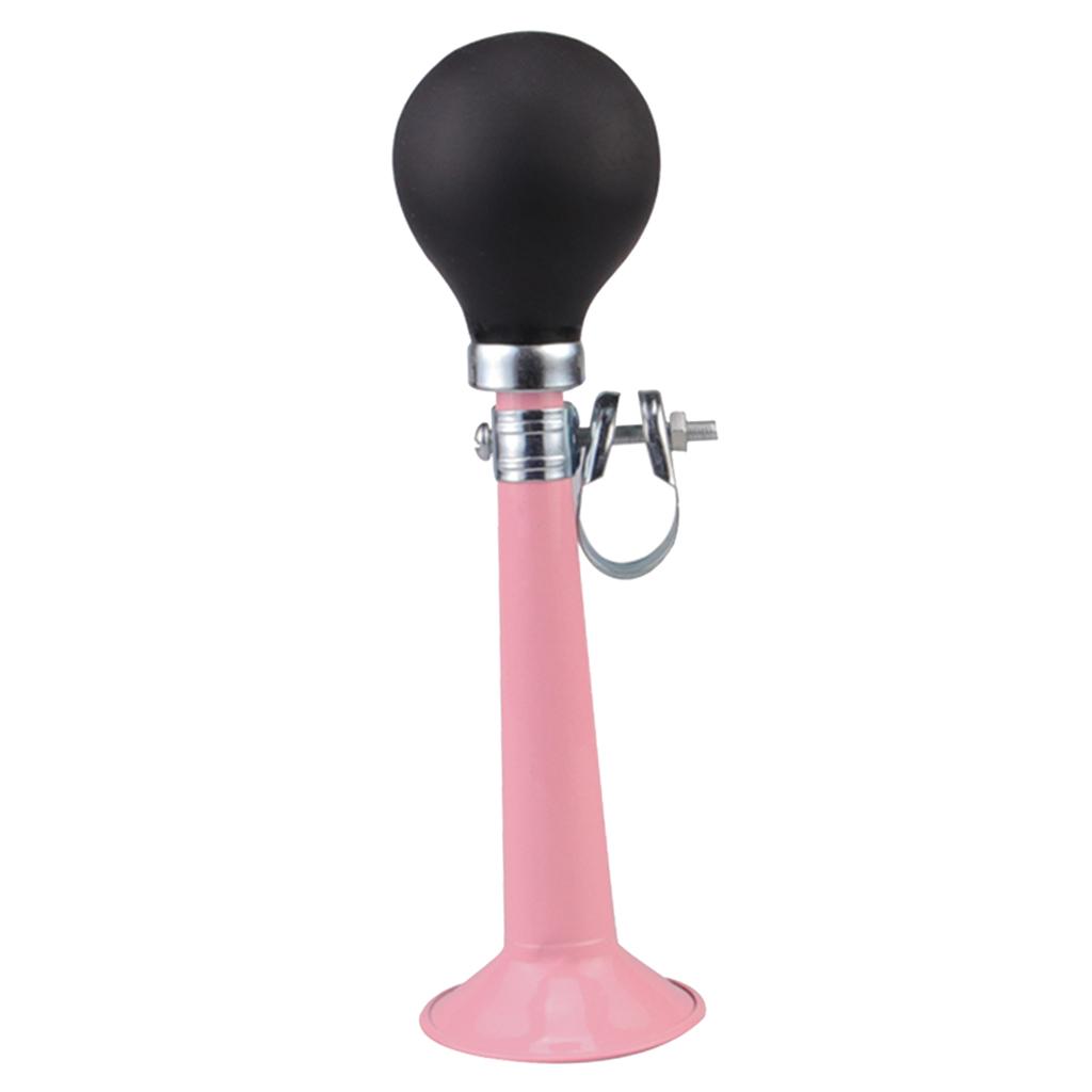2xBike Cycling Air Horn Hooter Bell Straight Horn Squeeze Rubber Bulb Pink