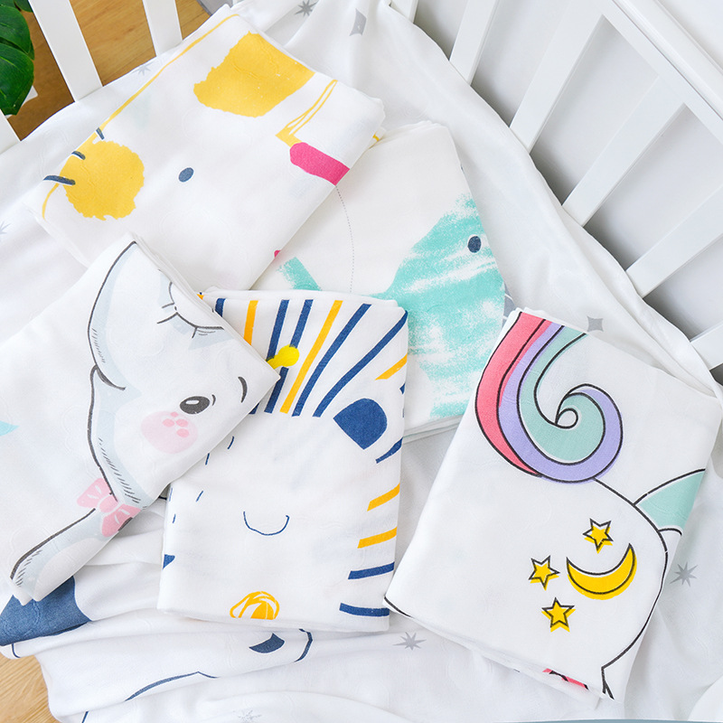 Chăn lụa cotton cao cấp , chắn đắp mềm mịn cho bé