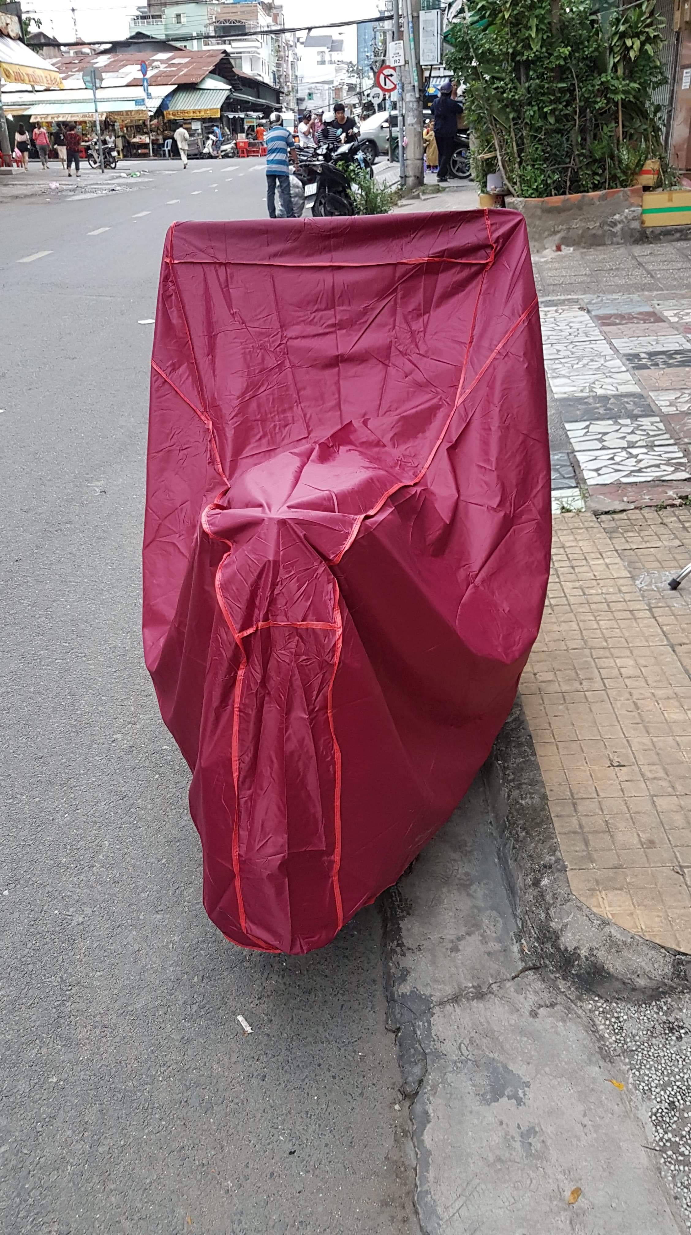 Bạt phủ xe máy vải dù dày loại lớn dành cho các loại xe máy tay ga