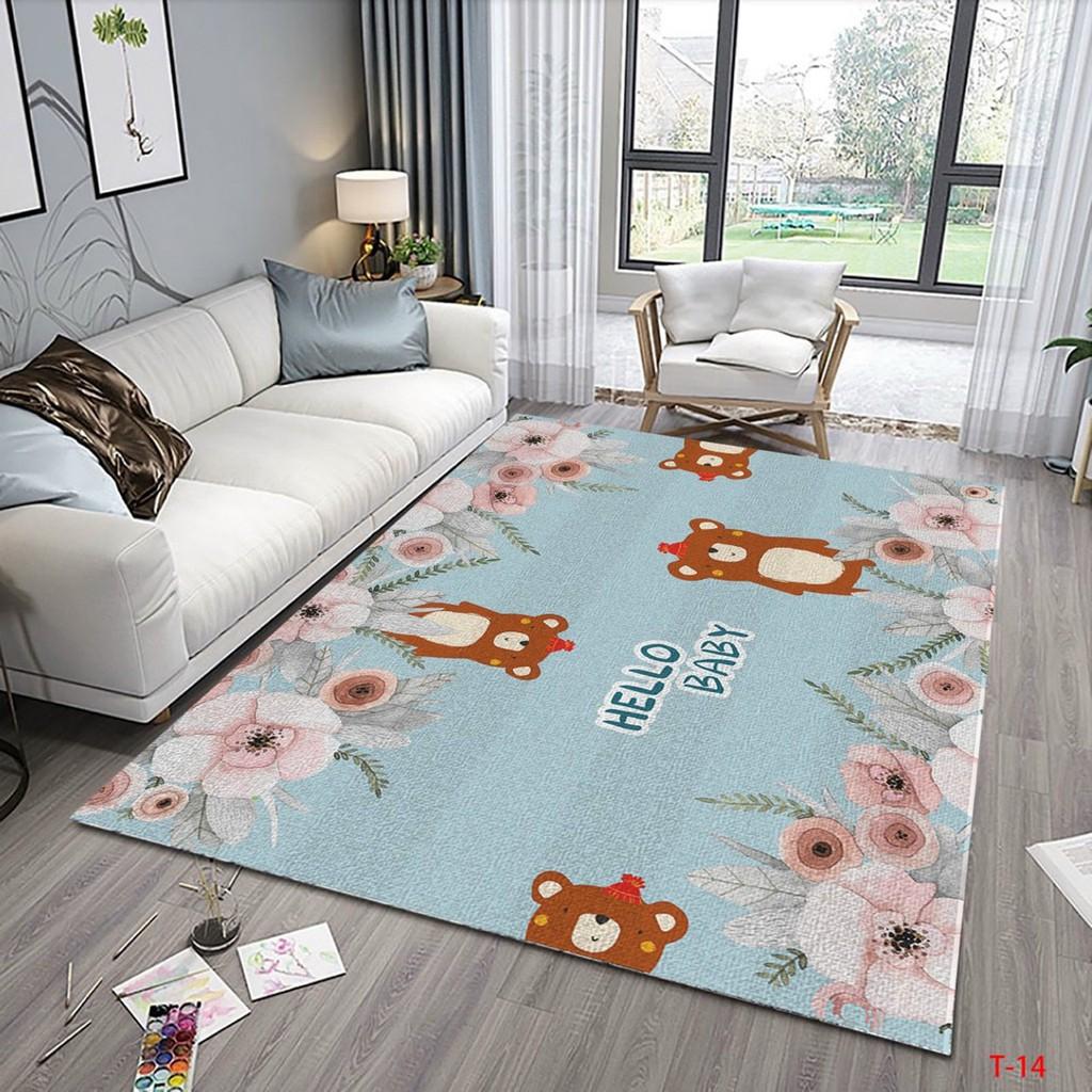 Thảm Trải Sàn Nhà, Thảm Trang Trí Phong Cách Mới 2020 PP3051