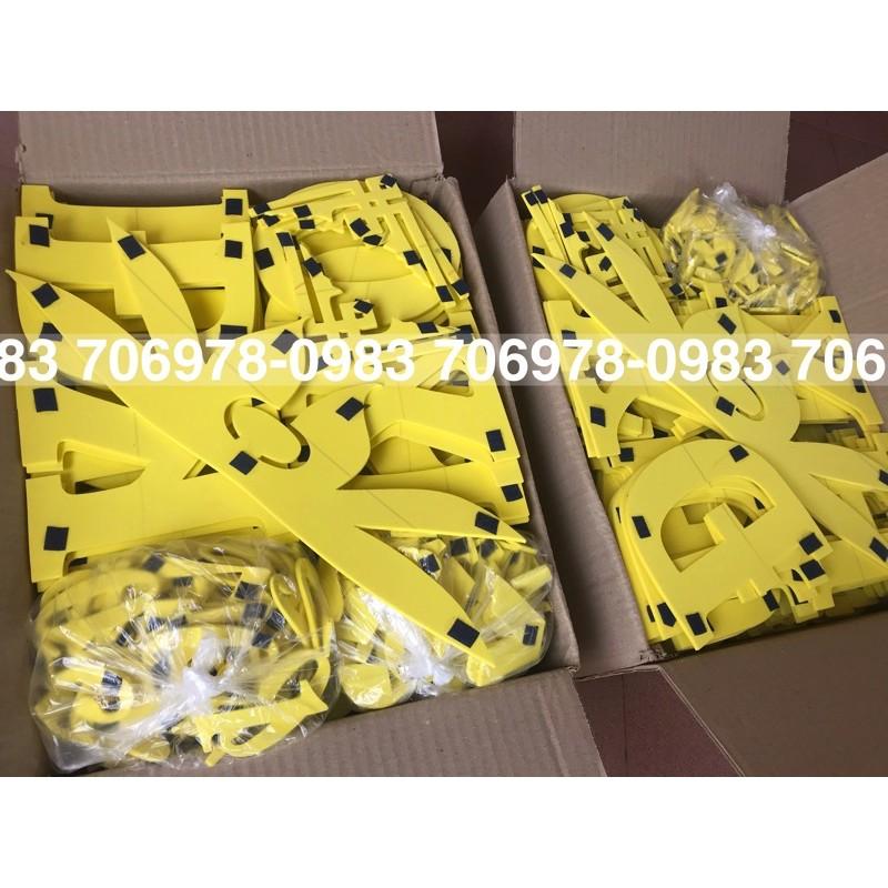 Bộ chữ xốp hội nghị-trường học
